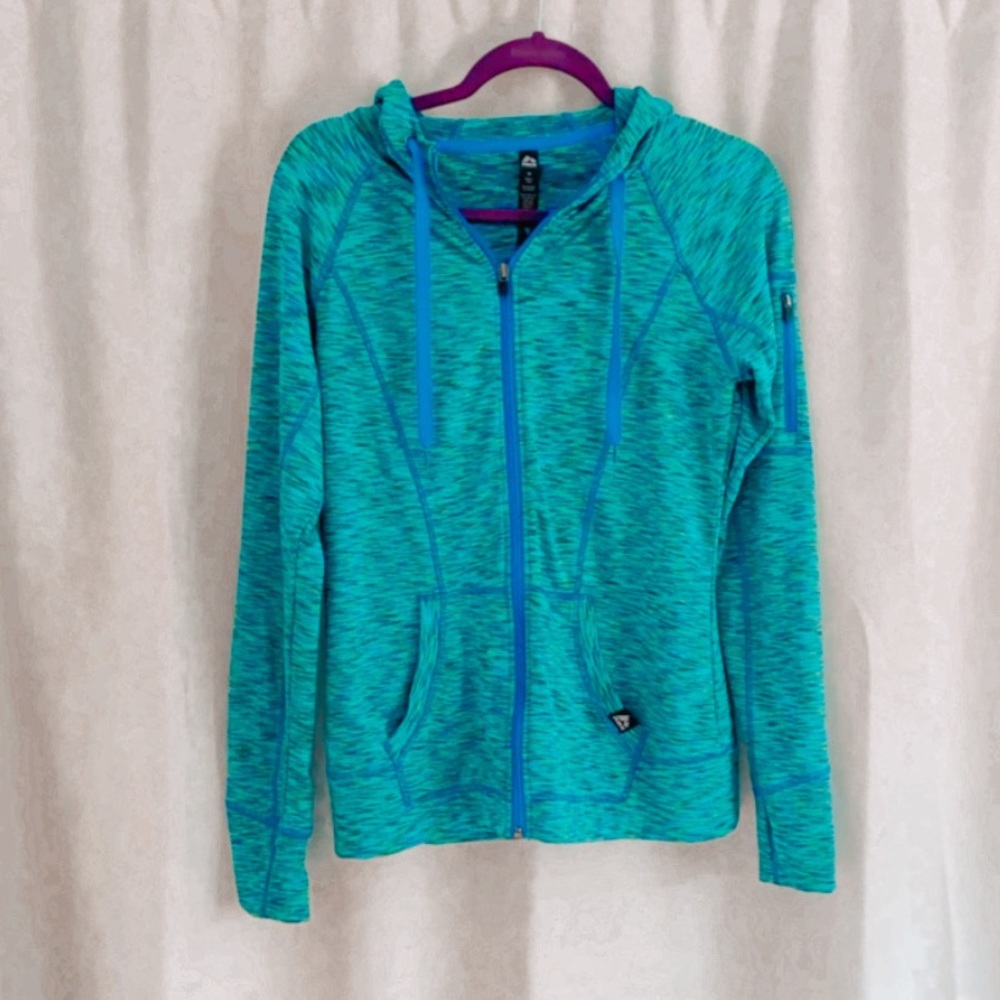 Athletic zip hoodie